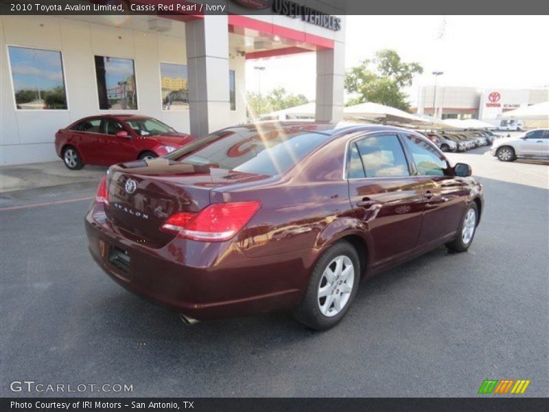 Cassis Red Pearl / Ivory 2010 Toyota Avalon Limited