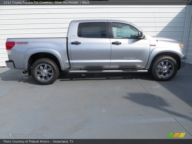 Silver Sky Metallic / Black 2013 Toyota Tundra TSS CrewMax