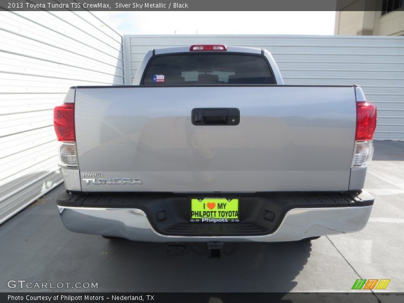 Silver Sky Metallic / Black 2013 Toyota Tundra TSS CrewMax