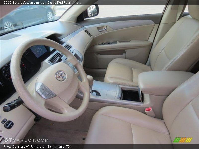 Cassis Red Pearl / Ivory 2010 Toyota Avalon Limited