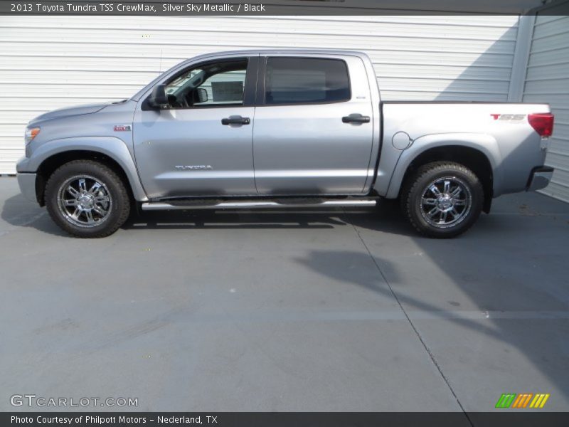 Silver Sky Metallic / Black 2013 Toyota Tundra TSS CrewMax