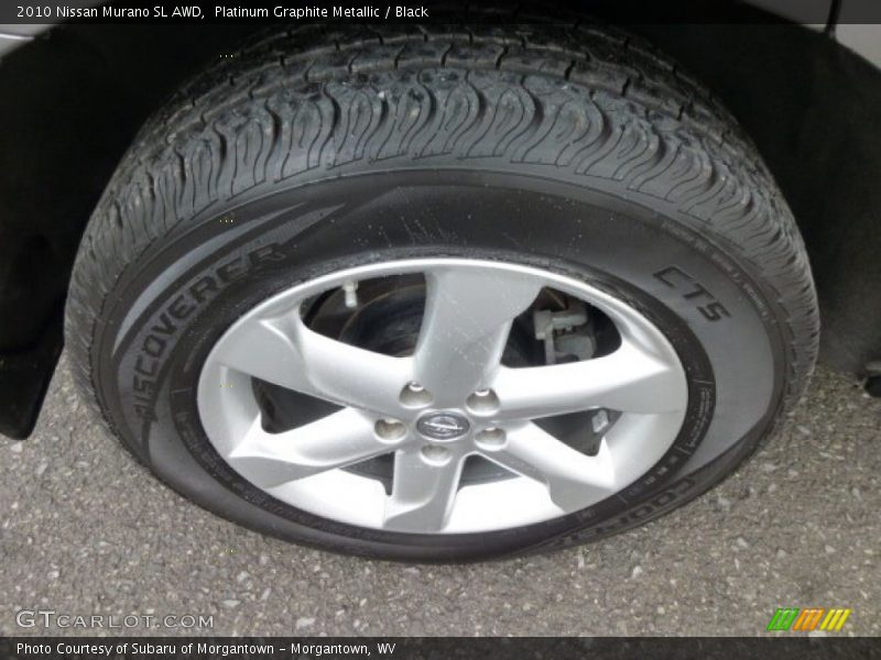 Platinum Graphite Metallic / Black 2010 Nissan Murano SL AWD
