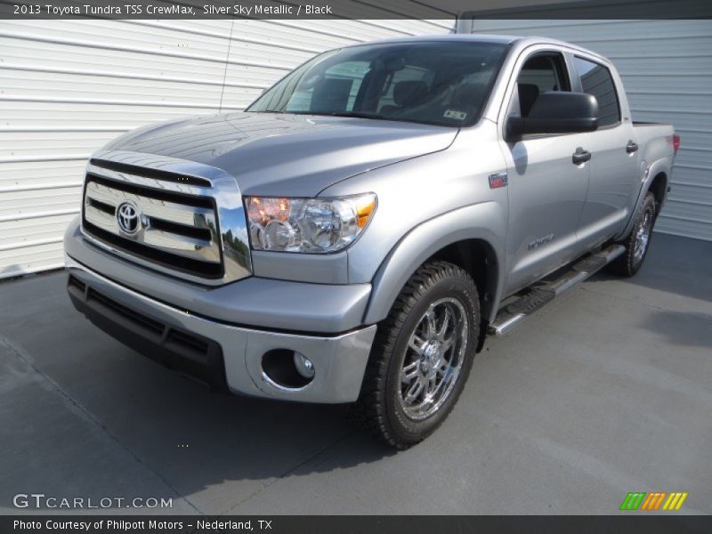 Silver Sky Metallic / Black 2013 Toyota Tundra TSS CrewMax