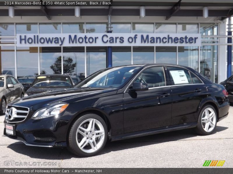 Black / Black 2014 Mercedes-Benz E 350 4Matic Sport Sedan