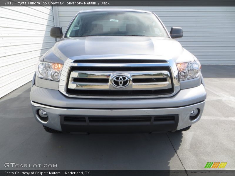 Silver Sky Metallic / Black 2013 Toyota Tundra TSS CrewMax