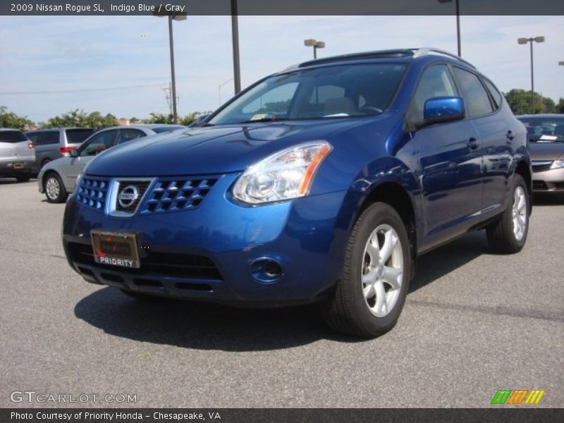 Indigo Blue / Gray 2009 Nissan Rogue SL