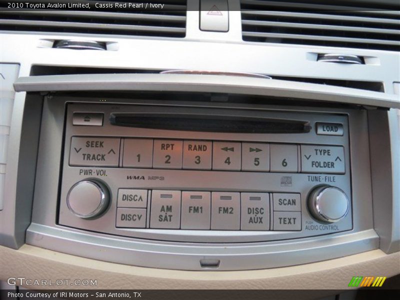 Cassis Red Pearl / Ivory 2010 Toyota Avalon Limited