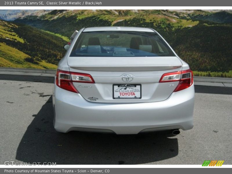 Classic Silver Metallic / Black/Ash 2013 Toyota Camry SE