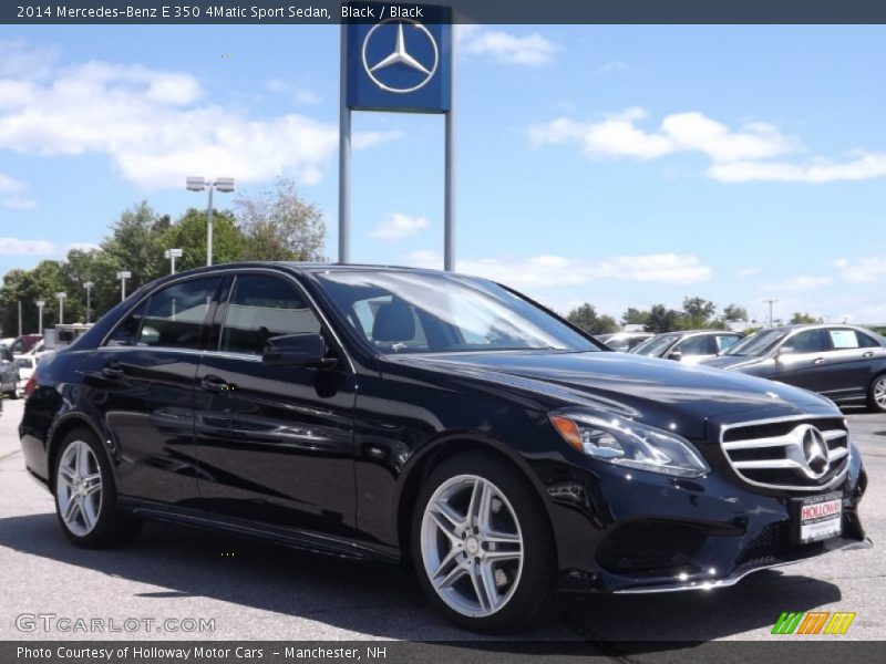 Black / Black 2014 Mercedes-Benz E 350 4Matic Sport Sedan