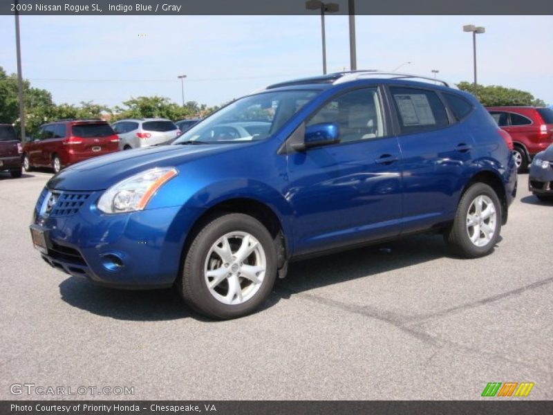 Indigo Blue / Gray 2009 Nissan Rogue SL