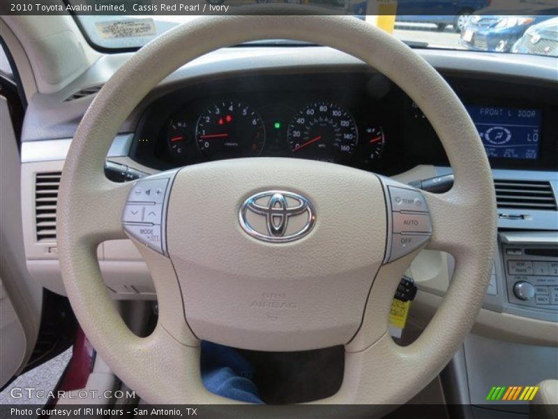 Cassis Red Pearl / Ivory 2010 Toyota Avalon Limited