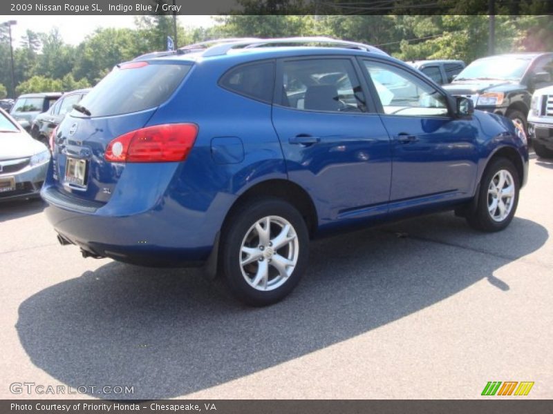 Indigo Blue / Gray 2009 Nissan Rogue SL