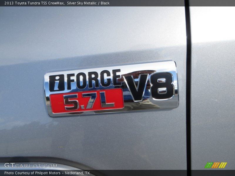 Silver Sky Metallic / Black 2013 Toyota Tundra TSS CrewMax