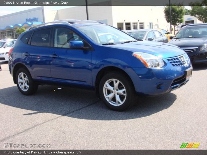 Indigo Blue / Gray 2009 Nissan Rogue SL