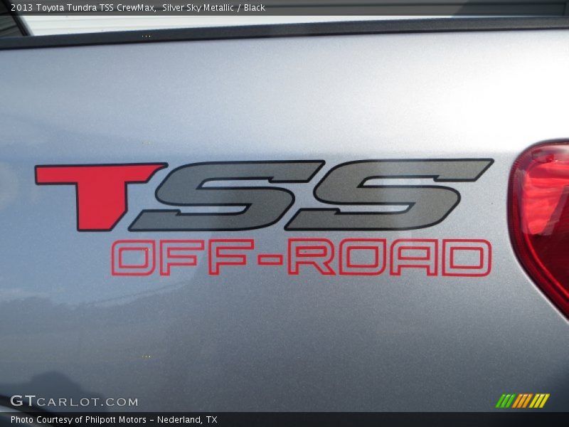 Silver Sky Metallic / Black 2013 Toyota Tundra TSS CrewMax