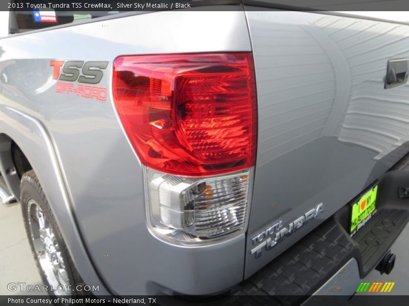Silver Sky Metallic / Black 2013 Toyota Tundra TSS CrewMax