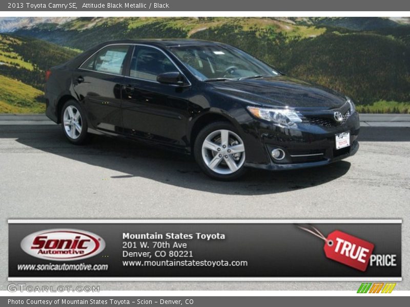 Attitude Black Metallic / Black 2013 Toyota Camry SE