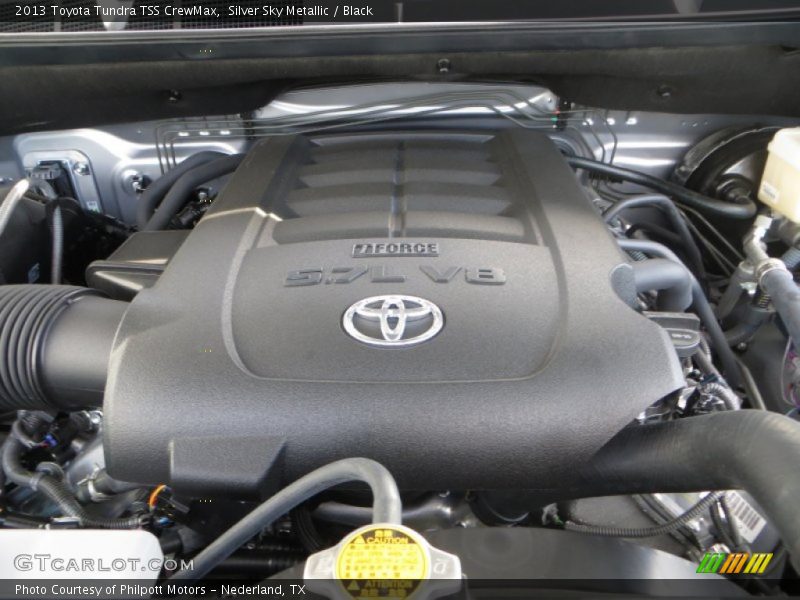 Silver Sky Metallic / Black 2013 Toyota Tundra TSS CrewMax