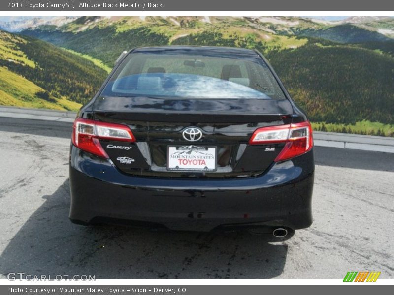 Attitude Black Metallic / Black 2013 Toyota Camry SE