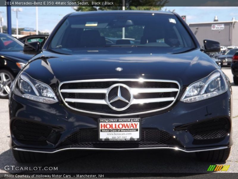 Black / Black 2014 Mercedes-Benz E 350 4Matic Sport Sedan