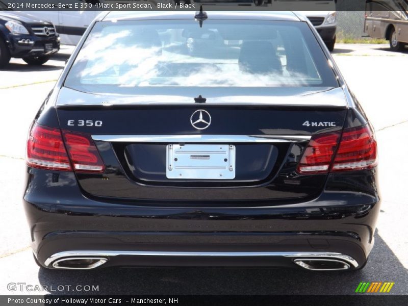 Black / Black 2014 Mercedes-Benz E 350 4Matic Sport Sedan