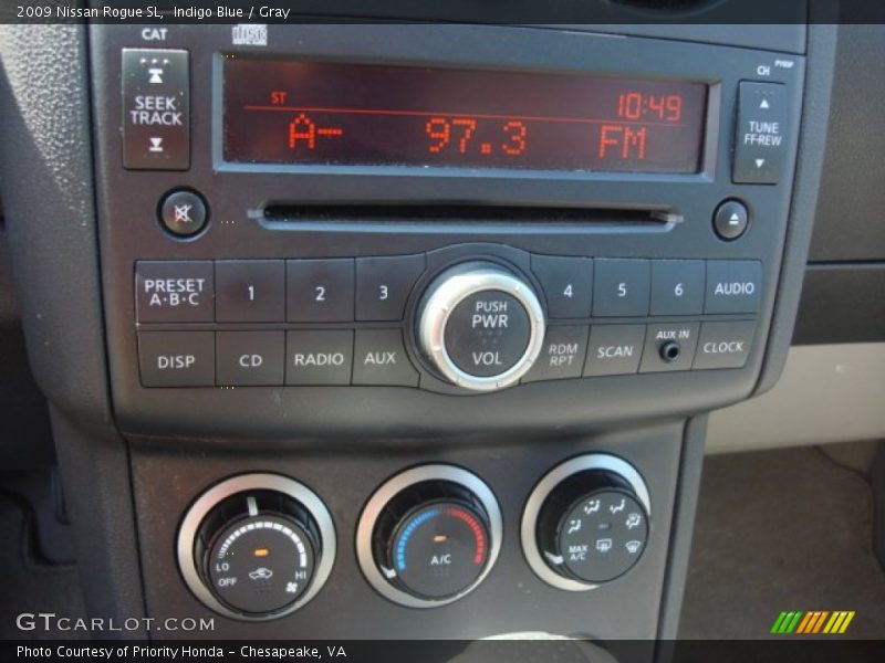 Indigo Blue / Gray 2009 Nissan Rogue SL