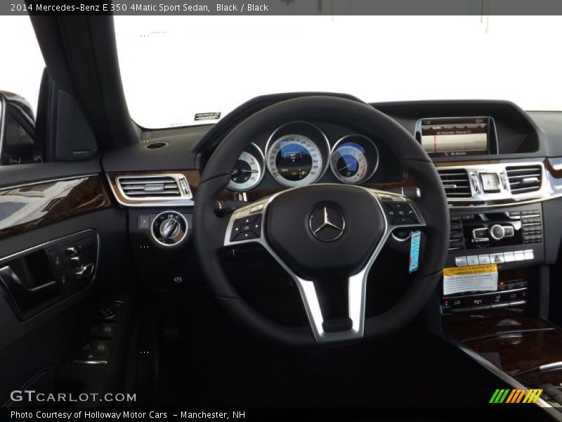 Black / Black 2014 Mercedes-Benz E 350 4Matic Sport Sedan