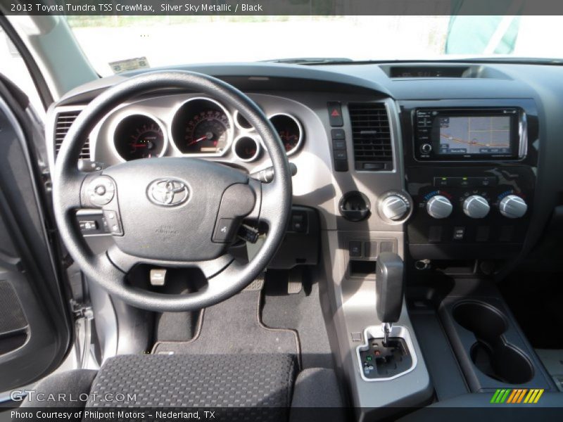 Silver Sky Metallic / Black 2013 Toyota Tundra TSS CrewMax