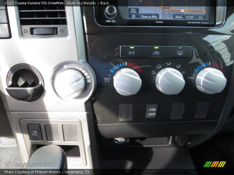 Silver Sky Metallic / Black 2013 Toyota Tundra TSS CrewMax