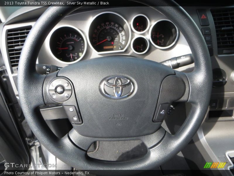 Silver Sky Metallic / Black 2013 Toyota Tundra TSS CrewMax