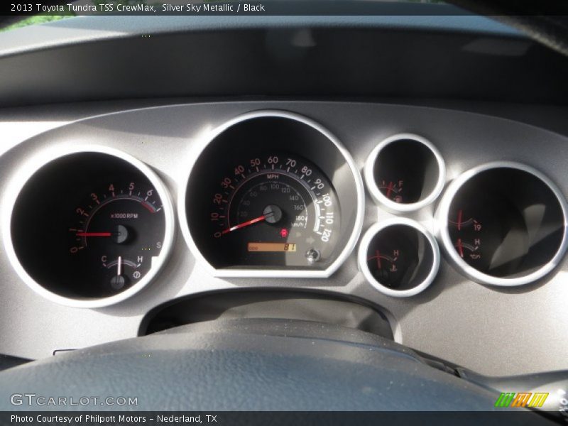 Silver Sky Metallic / Black 2013 Toyota Tundra TSS CrewMax