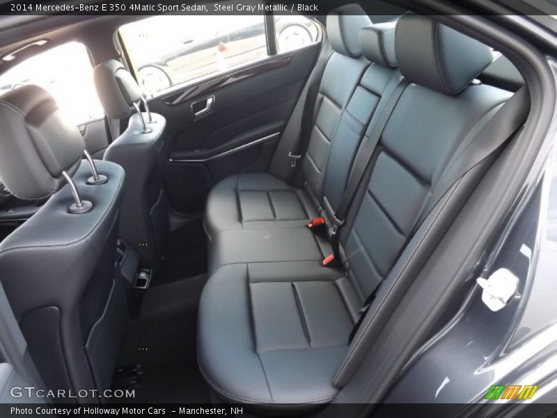 Steel Gray Metallic / Black 2014 Mercedes-Benz E 350 4Matic Sport Sedan