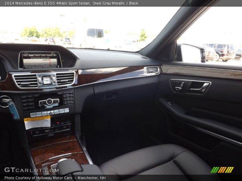 Steel Gray Metallic / Black 2014 Mercedes-Benz E 350 4Matic Sport Sedan