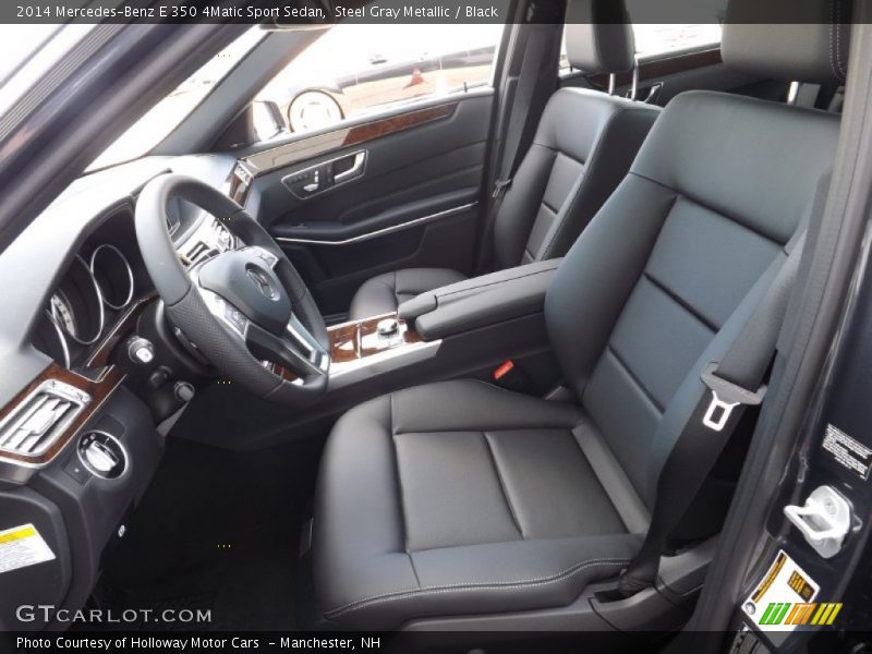 Steel Gray Metallic / Black 2014 Mercedes-Benz E 350 4Matic Sport Sedan