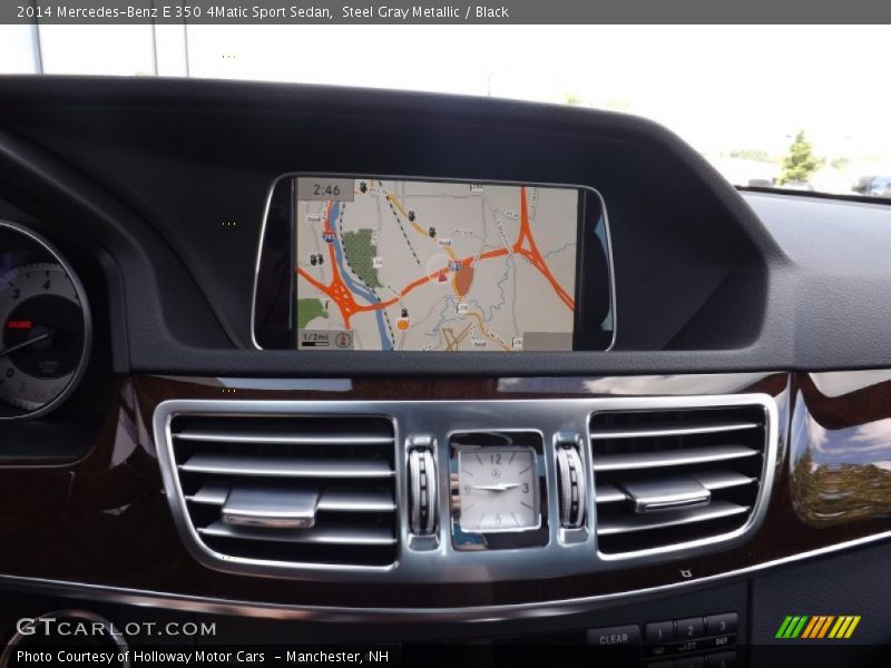 Steel Gray Metallic / Black 2014 Mercedes-Benz E 350 4Matic Sport Sedan
