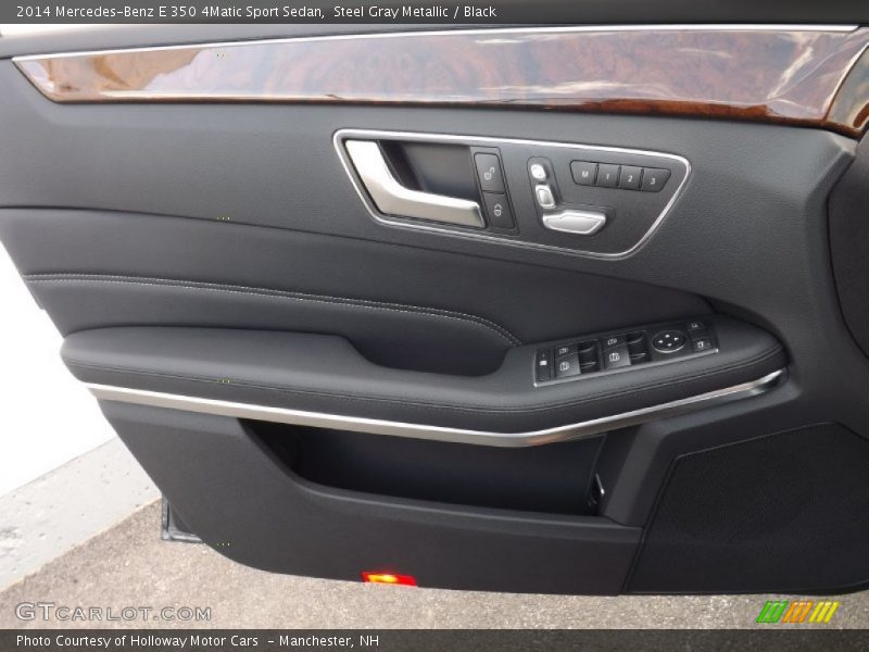 Steel Gray Metallic / Black 2014 Mercedes-Benz E 350 4Matic Sport Sedan