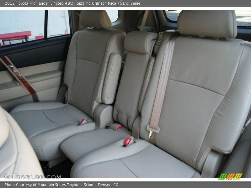 Sizzling Crimson Mica / Sand Beige 2013 Toyota Highlander Limited 4WD