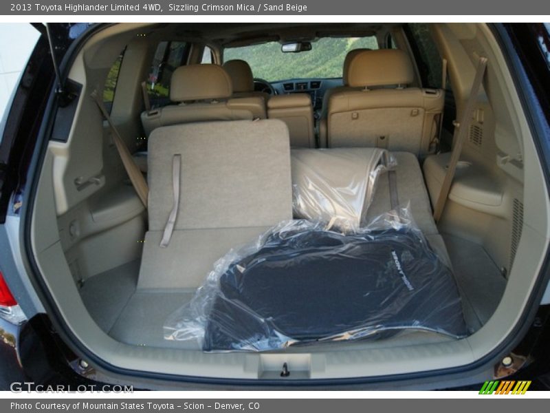 Sizzling Crimson Mica / Sand Beige 2013 Toyota Highlander Limited 4WD