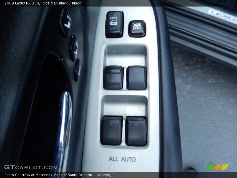 Obsidian Black / Black 2009 Lexus RX 350