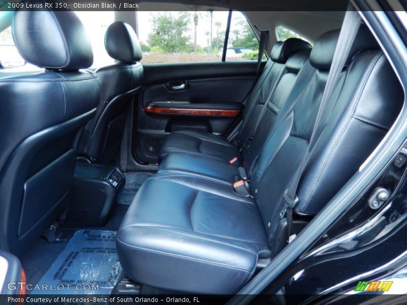Obsidian Black / Black 2009 Lexus RX 350