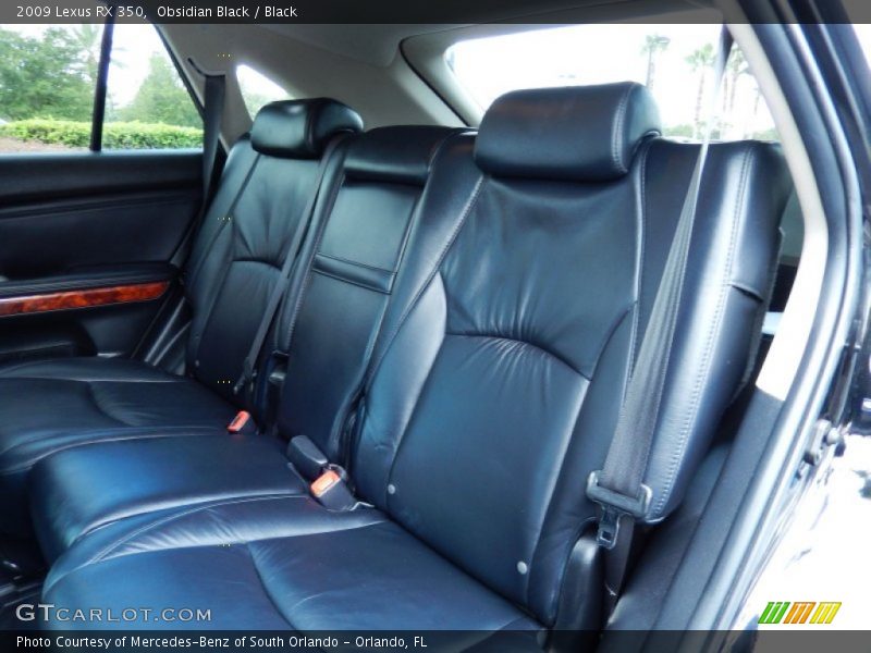 Obsidian Black / Black 2009 Lexus RX 350
