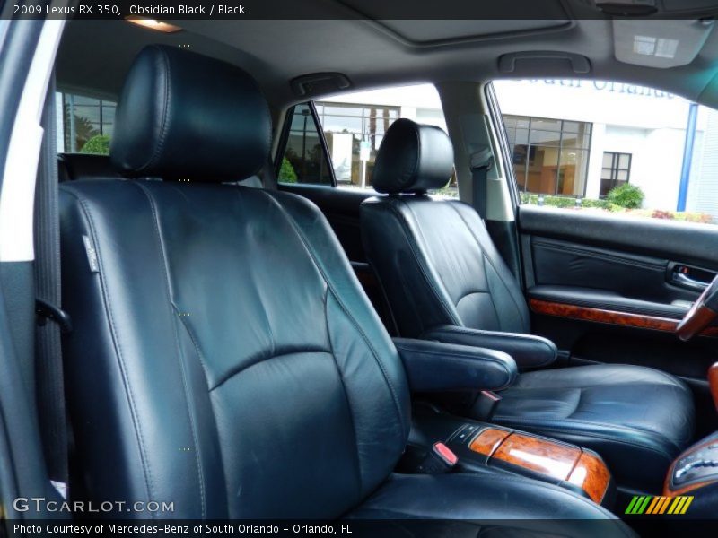 Obsidian Black / Black 2009 Lexus RX 350