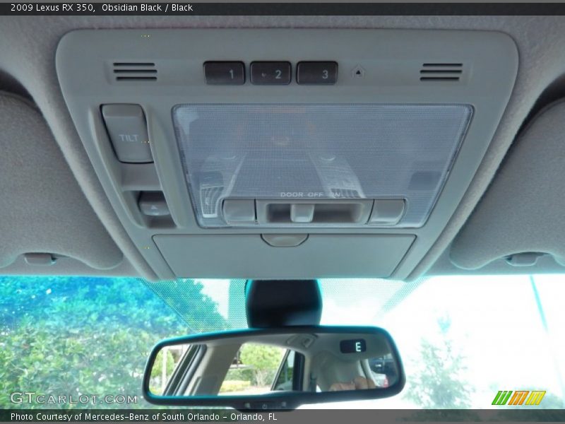 Obsidian Black / Black 2009 Lexus RX 350