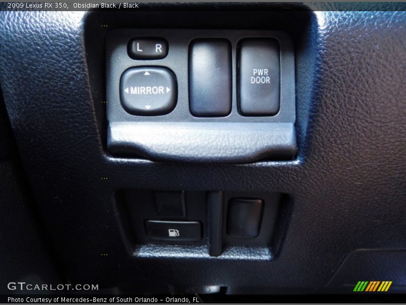 Obsidian Black / Black 2009 Lexus RX 350