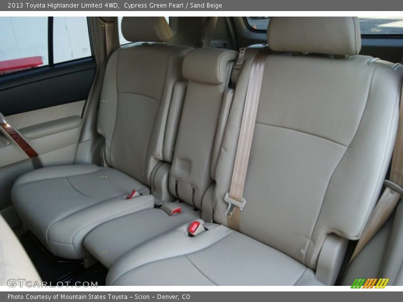 Cypress Green Pearl / Sand Beige 2013 Toyota Highlander Limited 4WD