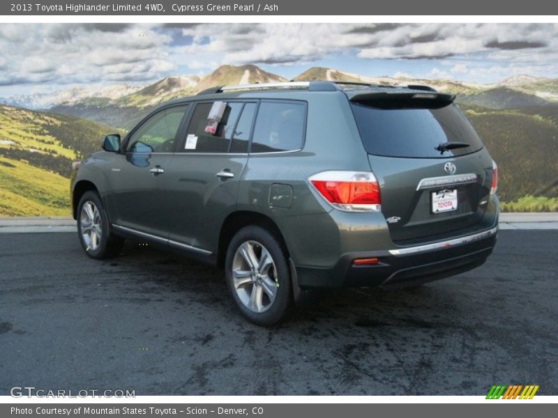 Cypress Green Pearl / Ash 2013 Toyota Highlander Limited 4WD