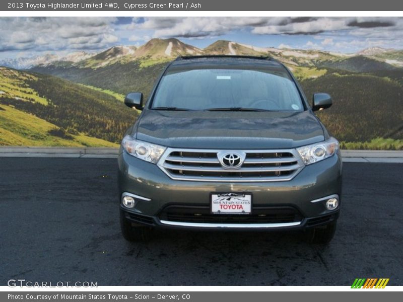 Cypress Green Pearl / Ash 2013 Toyota Highlander Limited 4WD