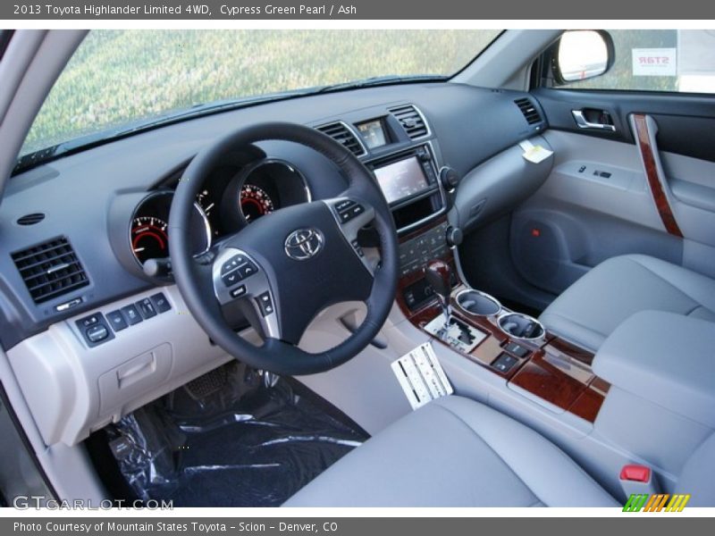 Cypress Green Pearl / Ash 2013 Toyota Highlander Limited 4WD