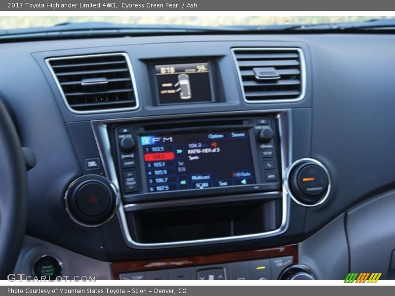 Cypress Green Pearl / Ash 2013 Toyota Highlander Limited 4WD