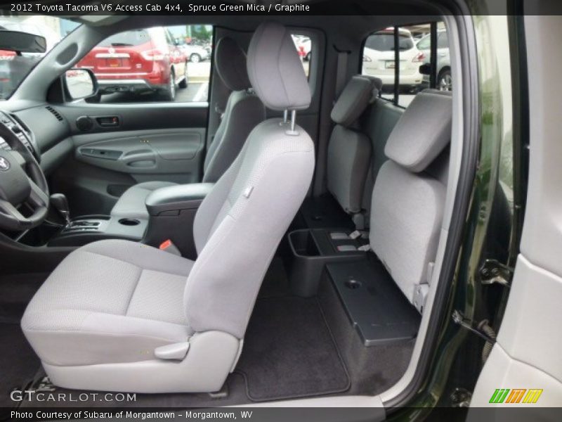 Spruce Green Mica / Graphite 2012 Toyota Tacoma V6 Access Cab 4x4